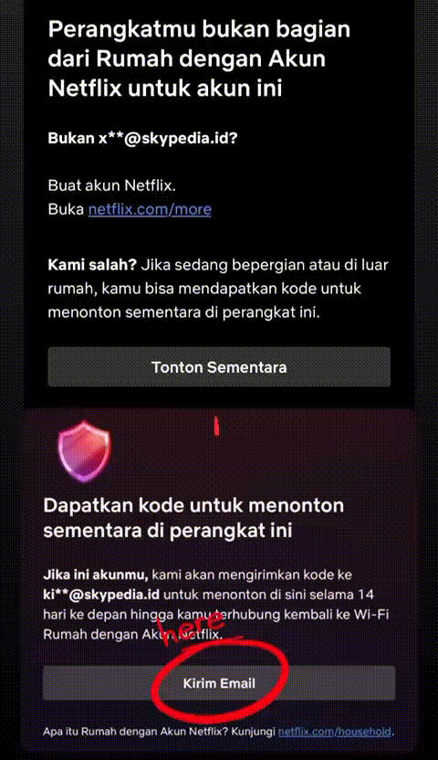 Contoh GIF Error Netflix di HP/Tablet/Laptop